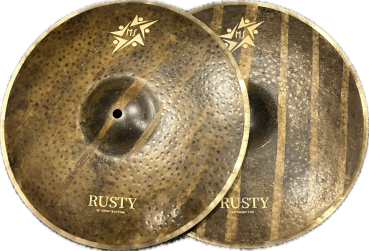 14" Hi-Hat Cymbals - B20 - RUSTY - Series *MS*